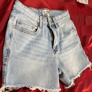 Madden Girl Light Blue Jean Shorts